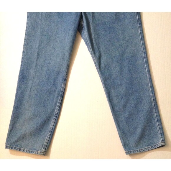 Vtg LL Bean Jeans Mens 38x29 Blue Denim Classic Fit Tapered Work Outdoor Western - Picture 3 of 9